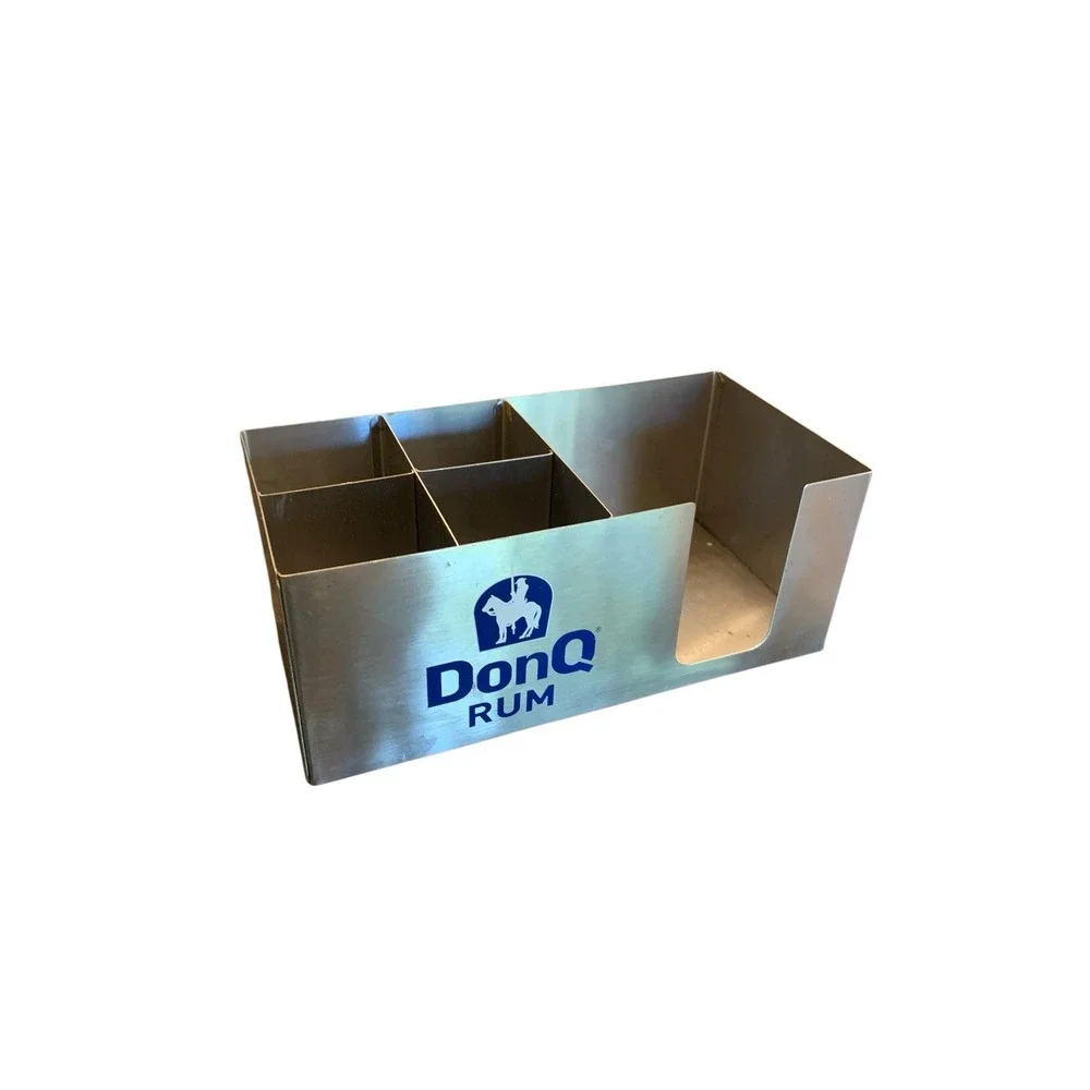 Don Q Rum Bar Napkin Holder Bar Caddy Promo Mancave Rums of Puerto Rico Blue